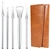 Pedicure Knife Ingrown Toenail Kit, 5 PCS Professional Pedicure Tool Kit, Top Notch Foot Blade Stainless Steel Ingrown Toenail Tool Foot Care Tools Nail Cuticle Remover (5 Pcs Set)
