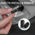 4Pack Tri-Color Tire Valve Caps Universal Tire Air Cap Valves Stem Covers