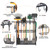 Azheruol Organizer Yard Tool Storage Rack Garden Organizer Tool Holder