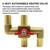 Solid Brass 5/8 Inch bypass heater valve, heater bypass valve(16mm)