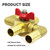 Solid Brass 5/8 Inch bypass heater valve, heater bypass valve(16mm)