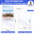 5 Pcs 8.5 x 11 Inch Rigid Sheet Protectors Clear Plastic Sleeves