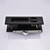 CCJH Sliding Barn Door Locks Invisible Door Handle Locks with Keys for Wood Pocket Door Hardware(Black)