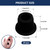 24 Pcs 1/2 inch / 13mm Rubber Plugs for Round Holes 12.5~13mm, Silicone Rubber Hole Plugs for Furniture Legs, Waterproof Dustproof Insert End Caps for Pipe Tubing