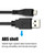 KKPOERT Micro USB Charging Cable for Children's Camera Universal Charging Cable Compatible with Instant Digital Cameras (only Compatible with Micro-USB Port Devices) (3.3 FT)