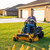 COVERVIN Zero Turn Lawn Mower Cover-Waterproof 420D Marine Grade Fabric Universal Lawn Tractor Cover Fit for John Deer,Cub Cadet Zero Turn Up to 60" Lawn Mower Decks -Black (79“ L x 46” W x 55" H)