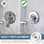 Shower Faucet Cover Plate Replacement for Moen 16090