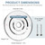 Shower Faucet Cover Plate Replacement for Moen 16090
