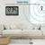 WallarGe 8.5'' Digital Atomic Clock with Indoor Outdoor Temp