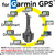 SkyTitan for Garmin GPS Car Mount Cup Holder Replacement 17mm Ball Mount with Adjustable Height Angles fit Garmin Nuvi Drive Dezl Portable Navigator, Black
