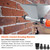 Electric Mortar Grout Gun Pump, Caulking Tool, Portable Cement Grouting Machine, Reusable Cordless Caulking Gun with 4 Nozzles for Efficient Tiling and Masonry Work