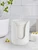ABRUTY Bathroom Cup Dispenser, 3oz-4oz Ceramic Paper Cup Holder, Small Countertop Mouthwash Dixie Cups Accessories, for Vanity Countertops, Bathroom, Kitchen, and Dining Room