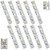 WR55X26671 Refrigerator LED Light Board 10 Pack Compatible Replacement Part PS11767930 AP6035586 EAP11767930 for Refrigerator Freezer Lighting Repair