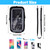 Amabro Wristband Phone Holder for Running, Forearm Armbands with Adjustable Lanyard, Non Slip Clear Crossbody Phone Pouch Purse with Card Slot for Walking Running Workout