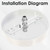 4" Ceiling Light Fixture Mounting Bracket Kit, 4Pcs Universal Lamp Crossbar Hardware Set Heavy Duty Light Mounting Bracket for Chandelier and Wall Lights