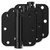 Luxbaro 3 Pack Self Closing Door Hinges 3.5 Inch, Adjustable Tension