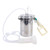 Manual Milking Machine, Portable Strong Suction Hand Vacuum Milking Kit for Dairy Farm Stainless Steel Silicone 2L Transparent Lid Dual Cup Manual Pump