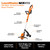 LawnMaster 24V Max 10" Cordless String Trimmer Weed Eater, CLGT2410S