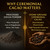 Maia Ceremonial Cacao, with Flavanol, Theobromine, Magnesium and Natural Flavonoids Blend, Improves Mental Clarity and Focus, 100% Organic Cocoa Powder, Unsweetened Cacoa Powder for Natural Energy & Mood Support (1)