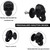 MUMIAO 6 Pack Skull Skeleton Drawer Knobs, Vintage Single Hole Cabinets Pulls for Drawer Wardrobes Bookcases Dresser Closets Hardware Furniture Decoration (Black)