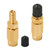 CheeMuii 2PCS 1/4" Brass DOT Inflation Schrader Valve DOT Push Lock Fitting