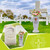 Cemetery Grave Flower Vase,Cometery Decorations for Grave,Angel Vases with Spike，Angel Wings and Cross Solar Light Cemetery Vase with Removable Stakes, Gift for Lost Lovers Ones