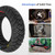 ulip 10 x 3 Scooter Solid Tire 10 Inch Electric Scooter Wheels Replacement Accessories Suitable for Zero 10x Kaabo Wolf Warrior Mantis Scooter 80/65-6,255 * 80 tire color