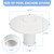 PROSOCOOL Pool Anchor Sockets Cover for Pool Ladder Railing Bases, 2 Pack