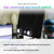 DESHUN Dual-Way Window Intercom, Voice Amplifier,Window Speaker System for Business,Bank,Dental Clinic, Office, School, Station (Sliver)