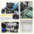 Swpeet 30Pcs 5 Sizes Thermal Circuit Breaker with Quick Connect Terminals and Waterproof Button Caps Assortment Kit, 5Amp 10Amp 15Amp 20Amp 30Amp with Waterproof Push Button for Switch Operation
