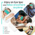 BeHoomi 20 Packs Steam Eye Mask, Heated Eye Mask Warm Compress for Eyes, Disposable Self Heating Steam Mask for Home, Sleep, Spa, Travel Essentials & Relaxation Gifts for Women (Unscented)