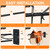Zwinz 2 Pack Saddle Rack with Pad Bar, Heavy-Duty Wall Mounted Saddle Stand