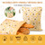Zackoo Beeswax Bread Bag for Homemade Bread and Sourdough, Reusable Linen