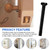 Door Lock Pin Replacement, Privacy Lock Push Pin Door Handle Parts 6-Pack