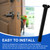 Door Lock Pin Replacement, Privacy Lock Push Pin Door Handle Parts 6-Pack
