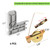 Sliding Screen Door Rollers 4 Sets 1-1/4" Steel Bearing Corner Insert