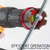 Nut Spinning Drill Attachment - Threaded Rod Nut Runner for 1/4", 3/8", 1/2" - Fast Installation and Removal - Aluminum Alloy Hex-Shank Nut Driver and Extractor Tool