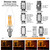 LiteHistory B10 E12 Led Bulb,Light Bulbs 60 watt Soft White,Dimmable,2700K