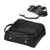 Leather Golf Shoe Bag -Black
