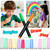 12-Color Neon Markers for LED Note Board, Acrylic Planning Board & Fridge Calendar | Wet Dry Erase Fine Tip Pens for Light Up Drawing | Erasable Markers