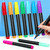 12-Color Neon Markers for LED Note Board, Acrylic Planning Board & Fridge Calendar | Wet Dry Erase Fine Tip Pens for Light Up Drawing | Erasable Markers