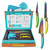 TruChef Kids Knife Set for Real Cooking | Skin Safe Chef Set for Ages 3+ with Rainbow Blades, Cutting Board, Scraper, Recipe Cards | Jr Chef Cooking Gift for Teens & Kids (16 Pcs)