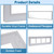 RDUIGT 2 Pack Garage Door Windows Inserts, 42“x13.8 Vinyl Windows Inserts
