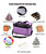 Art Supplies Organizer Bag Craft Tool Storage Tote Carrying Case Artist Travel Carrier Waterproof Paint Box Foldable For Drawing Sketch Painting Large Capacity, purple, 18.5x11.8x10.6inch(47x30x27cm)