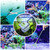 Extra Long Aquarium Aquascaping Tools Kit 8 in 1, Liveek Stainless Steel Aquarium Plant Tools Long Fish Tank Aquascape Tweezers Scissors Scrapers, PH Paper, Fish Net, Aquascape Clean Brush, Bag