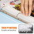 24Pcs 3 Hole Punched Magazine Holders, 3 Ring Binder Insert Strips, White