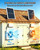 Solar Powered Fan with Battery, Chicken Coops, Greenhouses, Sheds Exhaust