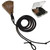 Timbocca Pan Shepherd Sling for Rock Throwing,Outdoor Survival Skill Tool with 2.4M 9-Core Paracord & Durable Handcraft Leather Pouch David Slingshot for Adults Beginners