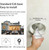 Gonhom Par38 LED Dusk to Dawn Flood Light Bulbs Outdoor,20W Replace up to 200W,1800LM,E26 Base Outdoor Flood Light Bulbs for Backyard,Garage,Porch,Garden,5000K 2 Pack