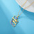 PDOUSELF Iran Map with a Hug Necklace for Women Men Stainless Steel Persia Map Necklace Patriotic and Peace Jewelry Gift (Gold)